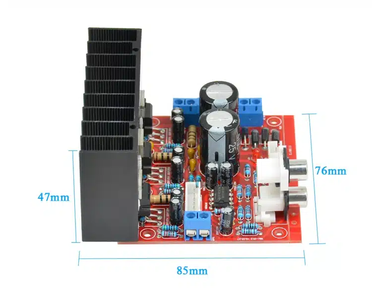 Aiyima TDA2030A 2.1 Subwoofer Amplifier Board Three-channel Speaker Audio Bass Amp Board 13