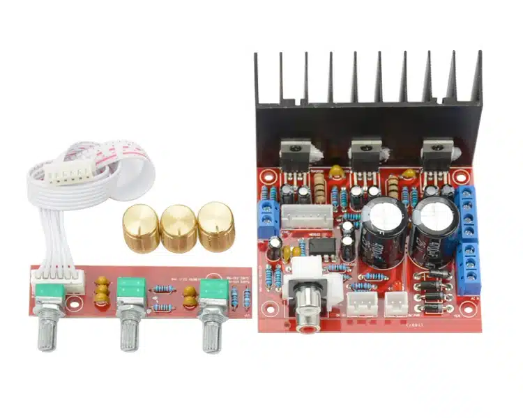 Aiyima TDA2030A 2.1 Subwoofer Amplifier Board Three-channel Speaker Audio Bass Amp Board 15