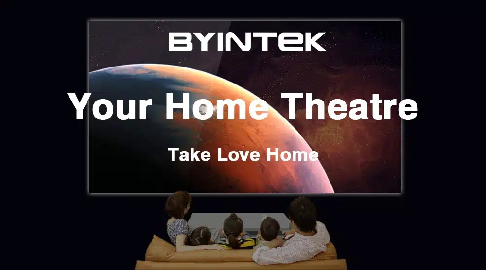 Projector BYINTEK SKY GP70 2018 Hottest Portable Led Projector HD Pico USB HDMI LCD cinema LED Mini Video Digital Home Theater 7
