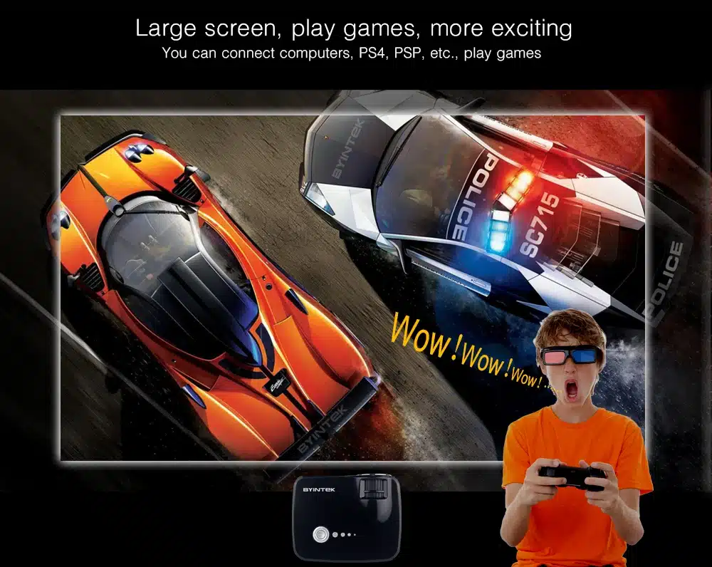 Projector BYINTEK SKY GP70 2018 Hottest Portable Led Projector HD Pico USB HDMI LCD cinema LED Mini Video Digital Home Theater 9