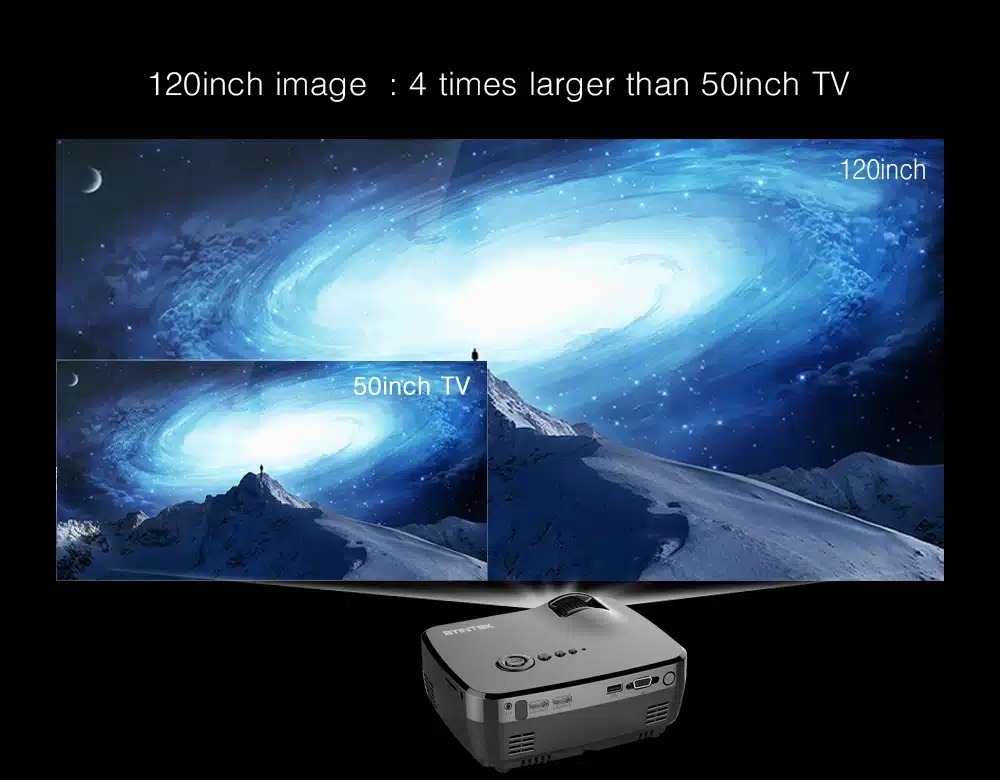 Projector BYINTEK SKY GP70 2018 Hottest Portable Led Projector HD Pico USB HDMI LCD cinema LED Mini Video Digital Home Theater 10