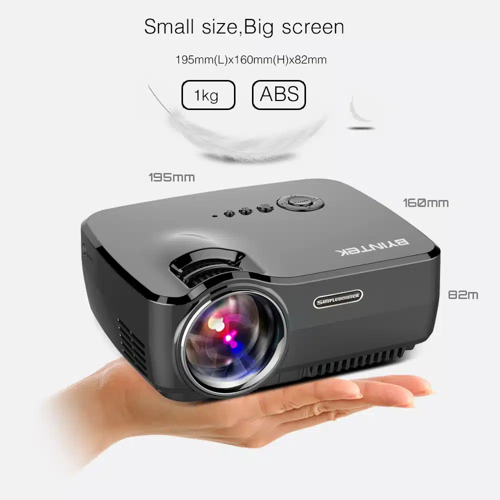 Projector BYINTEK SKY GP70 2018 Hottest Portable Led Projector HD Pico USB HDMI LCD cinema LED Mini Video Digital Home Theater 14