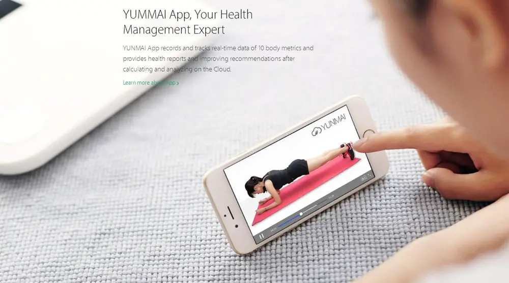 International Version Yunmai Mini Smart Weighing Scale Digital Body Fat Health Loss Weight SCALES BMI Muscle Rate For APP Remote 17
