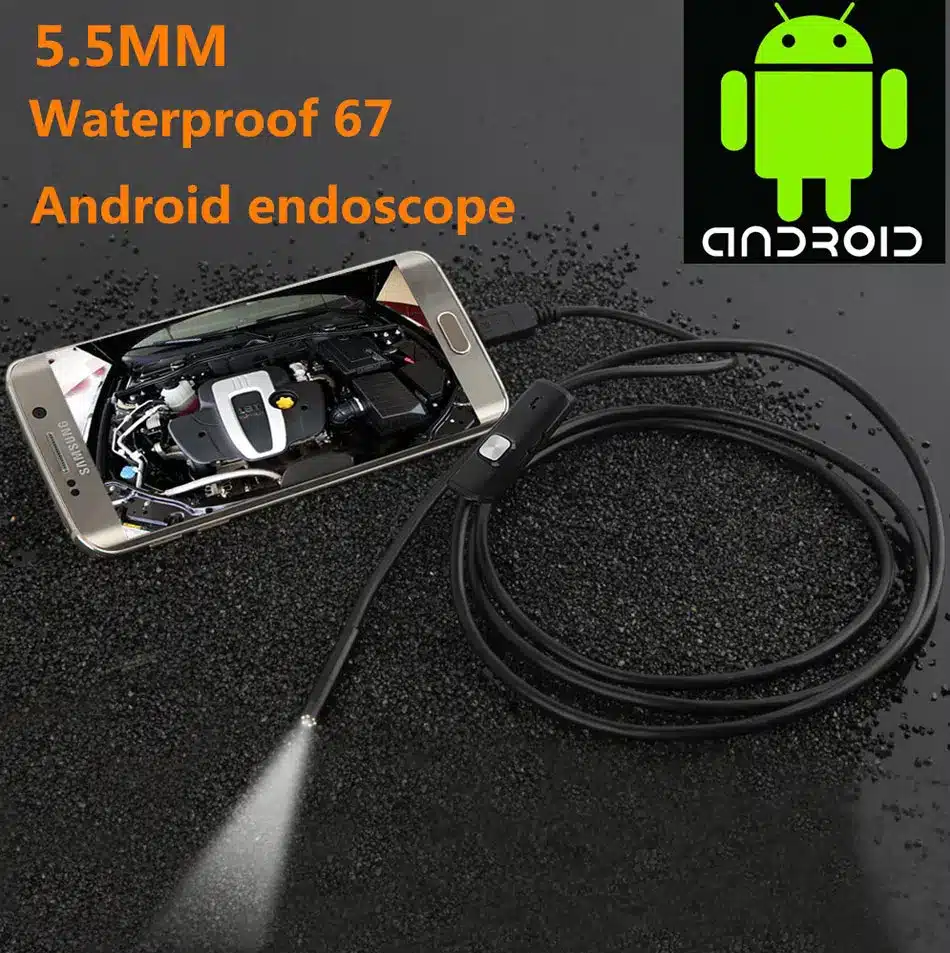 1M 1.5M 2M 3.5M 5M Universal Endoscope 720P Waterproof 6LED Portable Inspection Borescope Camera For Android Mobile Phone 4