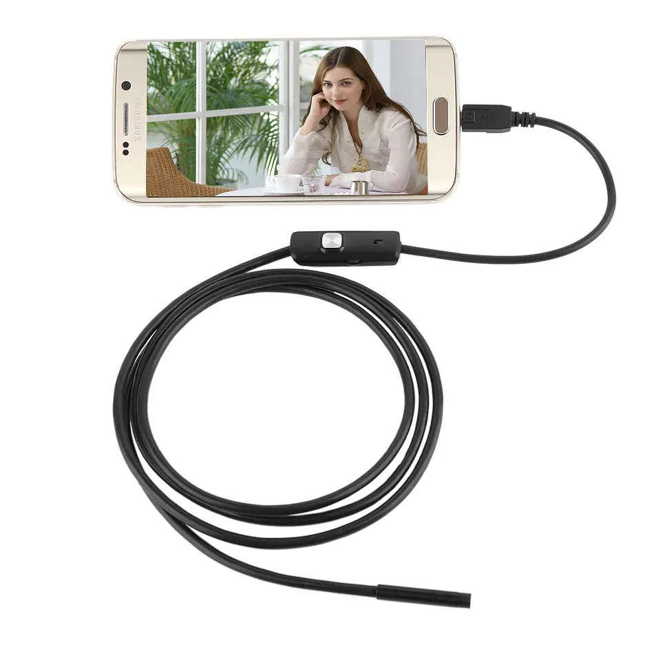1M 1.5M 2M 3.5M 5M Universal Endoscope 720P Waterproof 6LED Portable Inspection Borescope Camera For Android Mobile Phone 6