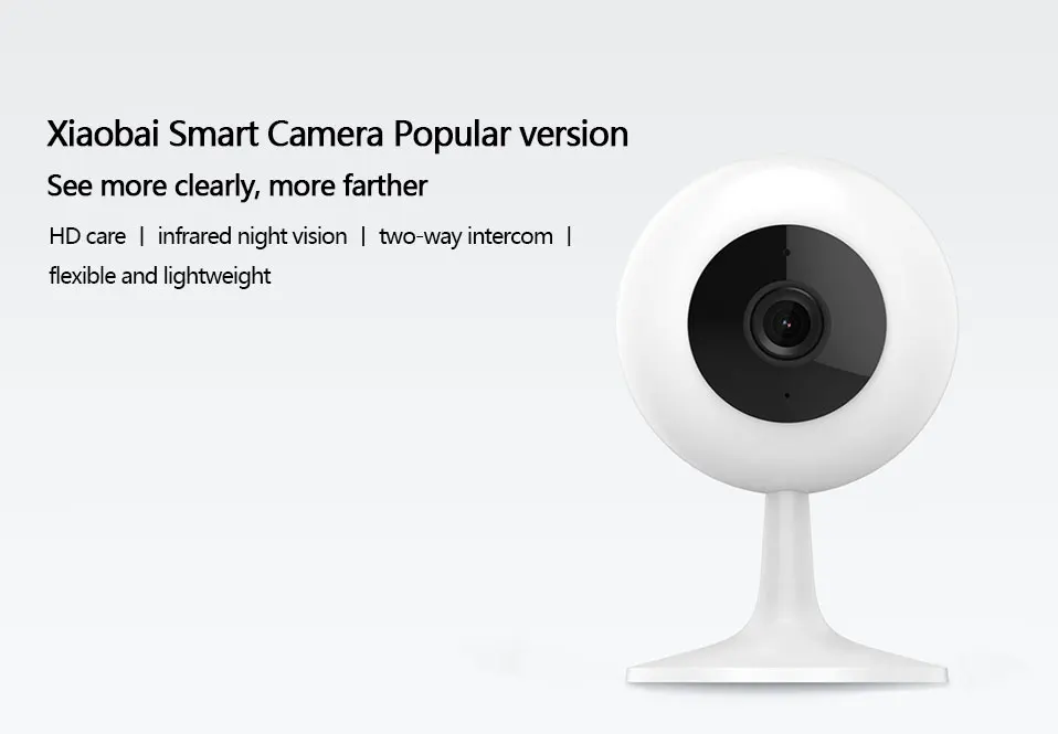 Original Xiaomi Mijia Camera 720P HD Wireless Wifi Smart Camera Infrared Night Vision 100.4 Degree Wide Angle Xiaomi Home Camera 9
