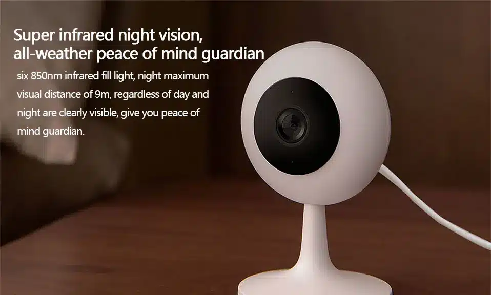 Original Xiaomi Mijia Camera 720P HD Wireless Wifi Smart Camera Infrared Night Vision 100.4 Degree Wide Angle Xiaomi Home Camera 19