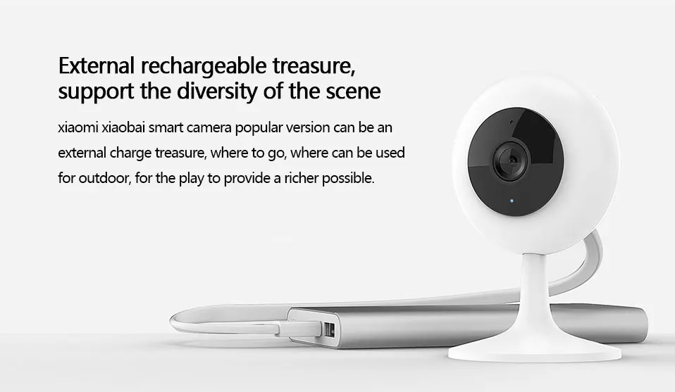 Original Xiaomi Mijia Camera 720P HD Wireless Wifi Smart Camera Infrared Night Vision 100.4 Degree Wide Angle Xiaomi Home Camera 21