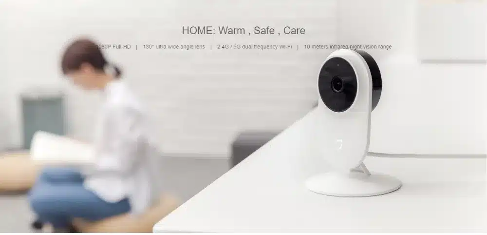 Original Xiaomi Mi Mijia 1080P Smart ip Webcam 130 Degree 2.4G/5G Wi-Fi 10m Infrared Night Vision + NAS Mic Speaker Home Cam 8