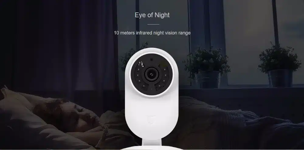 Original Xiaomi Mi Mijia 1080P Smart ip Webcam 130 Degree 2.4G/5G Wi-Fi 10m Infrared Night Vision + NAS Mic Speaker Home Cam 12