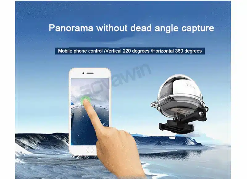 360 Degree Camera VR 4K Wifi Video Mini Panoramic 2448*2448 HD Panorama Action 30m Waterproof Sports Driving Cam 2017 20