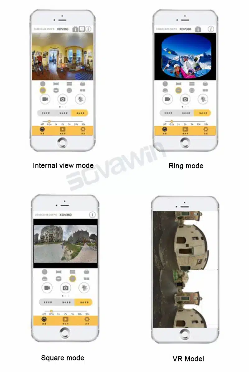 360 Degree Camera VR 4K Wifi Video Mini Panoramic 2448*2448 HD Panorama Action 30m Waterproof Sports Driving Cam 2017 22