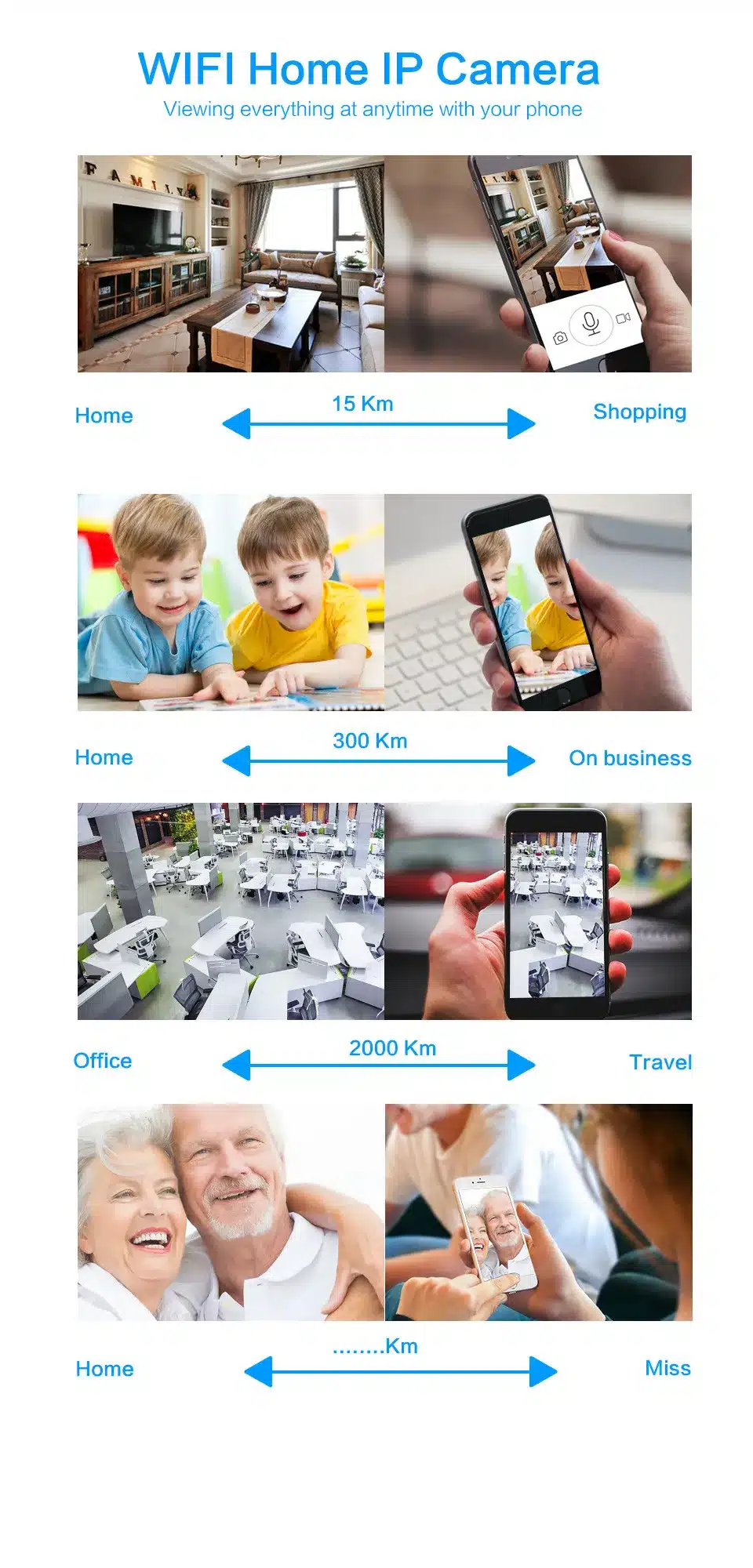 1.3MP Panoramic Camera Mini WIFI Night Vision Smart Home Security IP Camera 360 Wide Angle Camera Onvif Monitor Baby Monitor 25