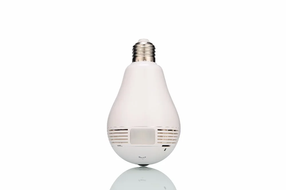 Bulb Light Wireless IP Camera Wi-fi FishEye 960P 360 degree panoramic Mini VR Camera 1.3MP Home Security WiFi Camera Panoramic 19