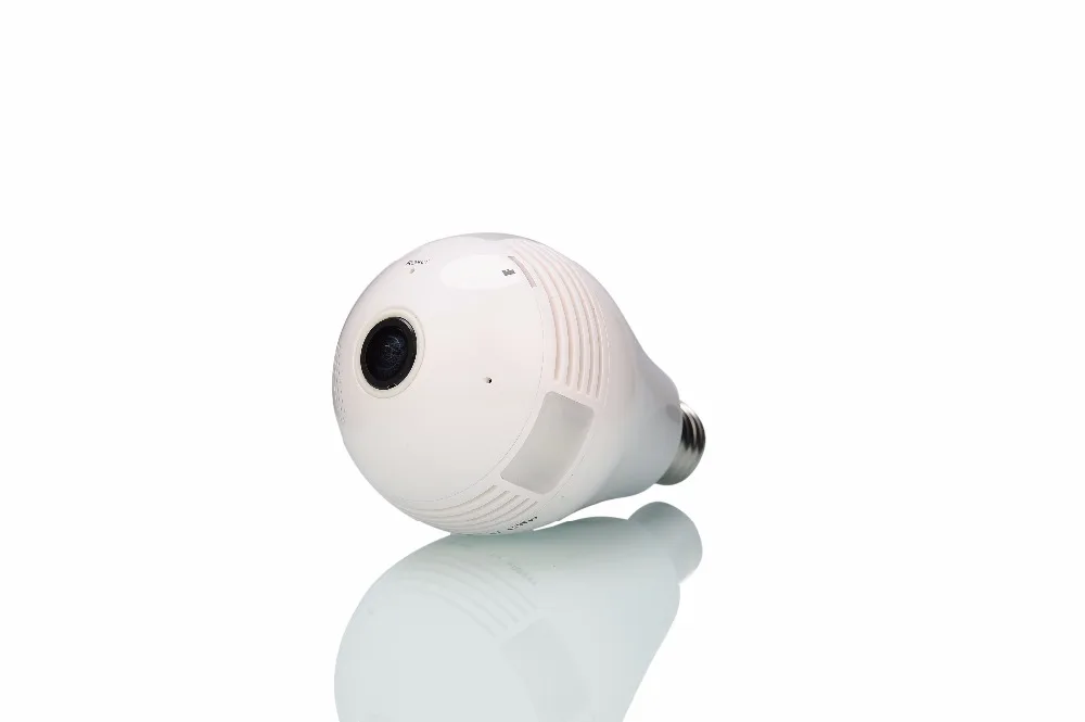 Bulb Light Wireless IP Camera Wi-fi FishEye 960P 360 degree panoramic Mini VR Camera 1.3MP Home Security WiFi Camera Panoramic 21