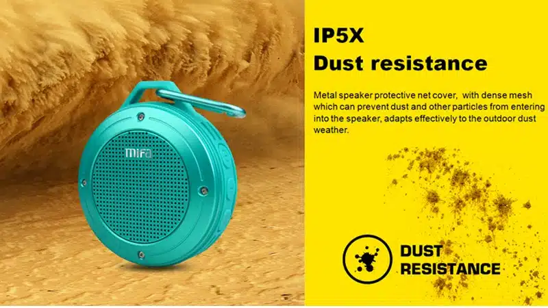 MIFA F10 Outdoor Wireless Bluetooth 4.0 Stereo Portable Speaker Built-in mic Shock Resistance IPX6 Waterproof Speaker with Bass 5