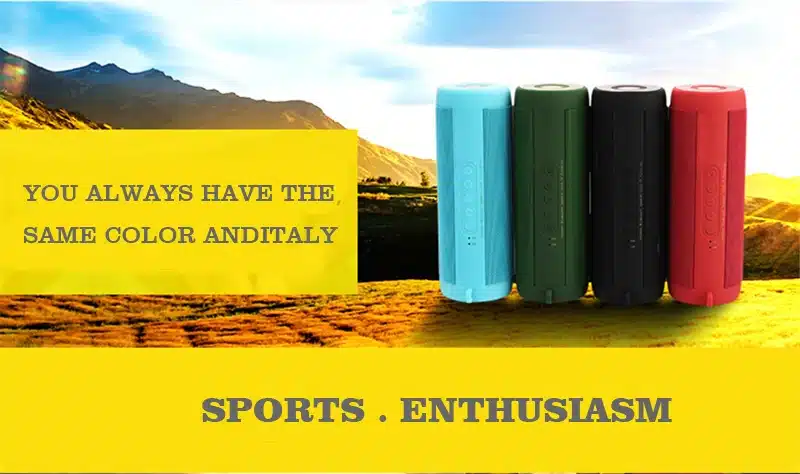 M&J Wireless Best Bluetooth Speaker Waterproof Portable Outdoor Mini Column Box Loudspeaker Speaker Design for iPhone Xiaomi 1