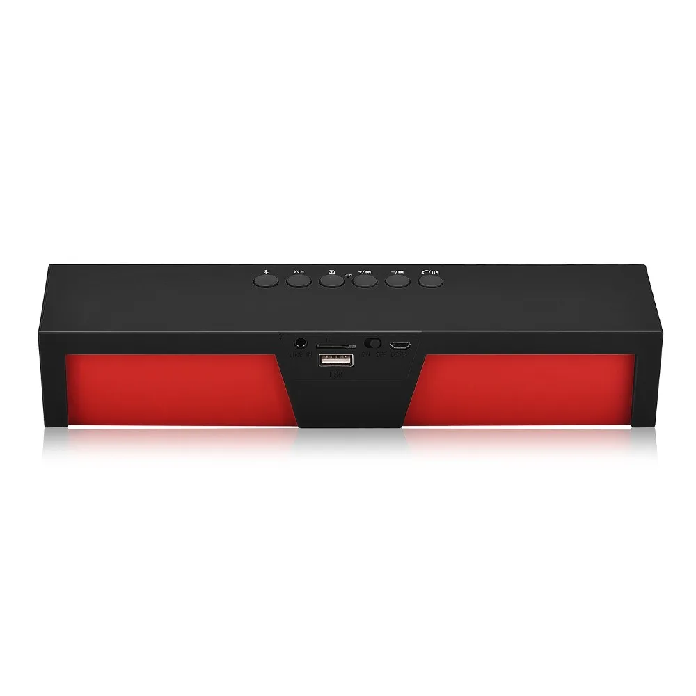 Big power 10W Sardine HIFI portable wireless bluetooth Speaker, Stereo Soundbar TF FM radio subwoofer column for computer player 7