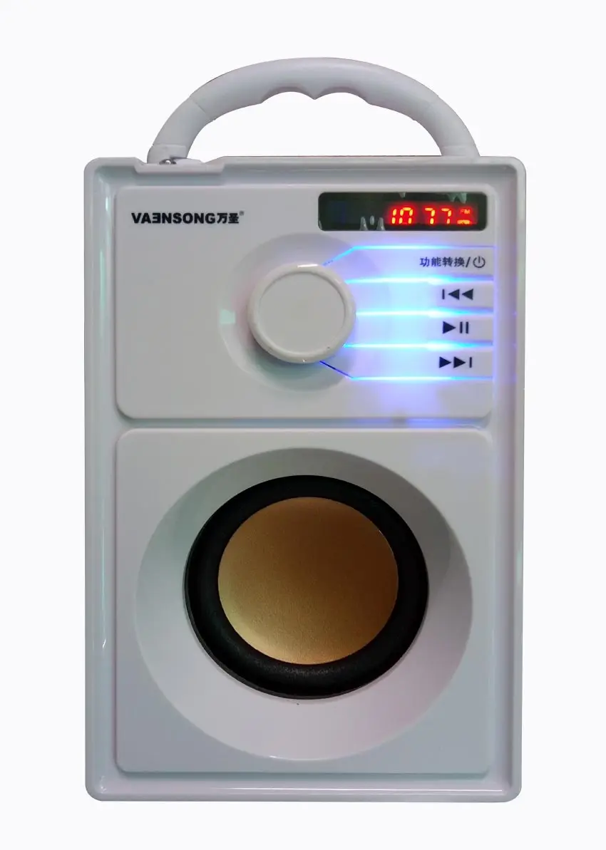 VAENSONG Stereo Wooden Subwoofer Bluetooth Speaker FM Radio Portable Speakers Mp3 Play Super Bass Loudspeaker computer Column 22