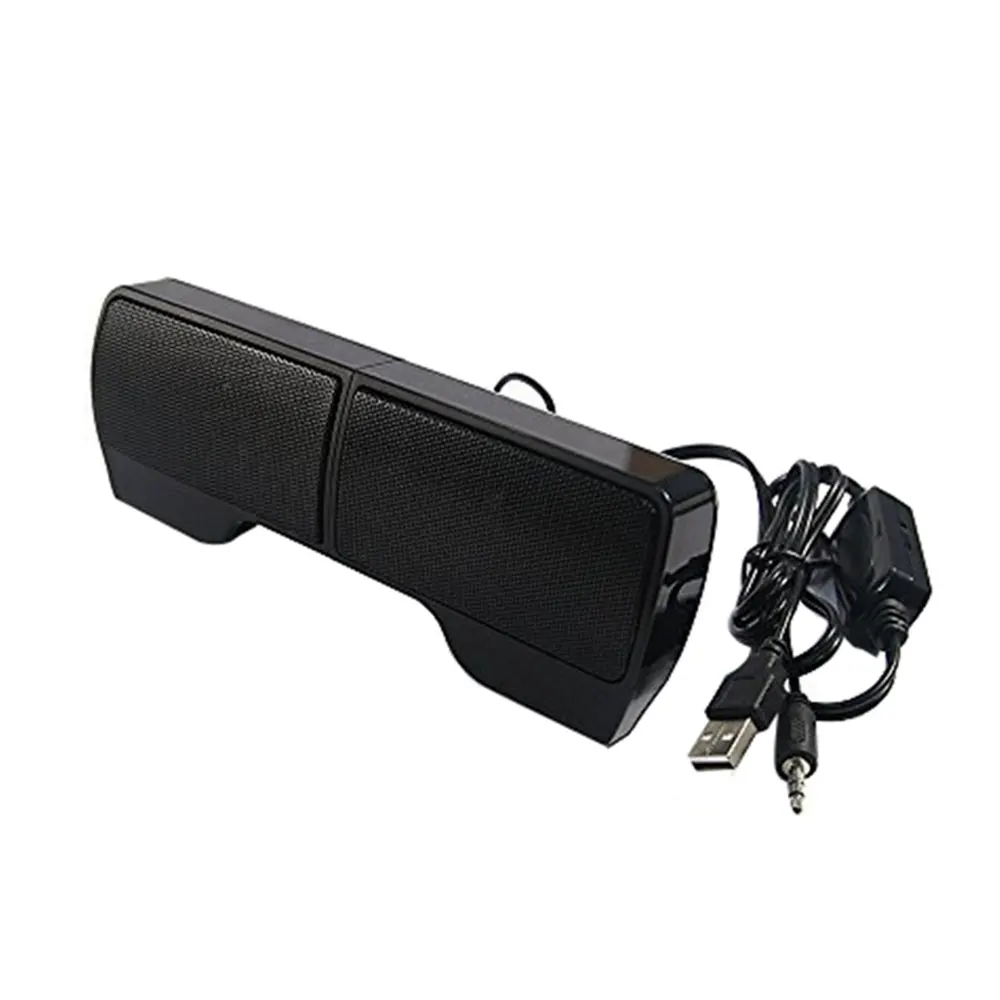 2017 Clip on USB Stereo Speakers line Controller hot sale 1 Pair Mini Portable Soundbar Laptop Notebook PC Computer with Clip 5
