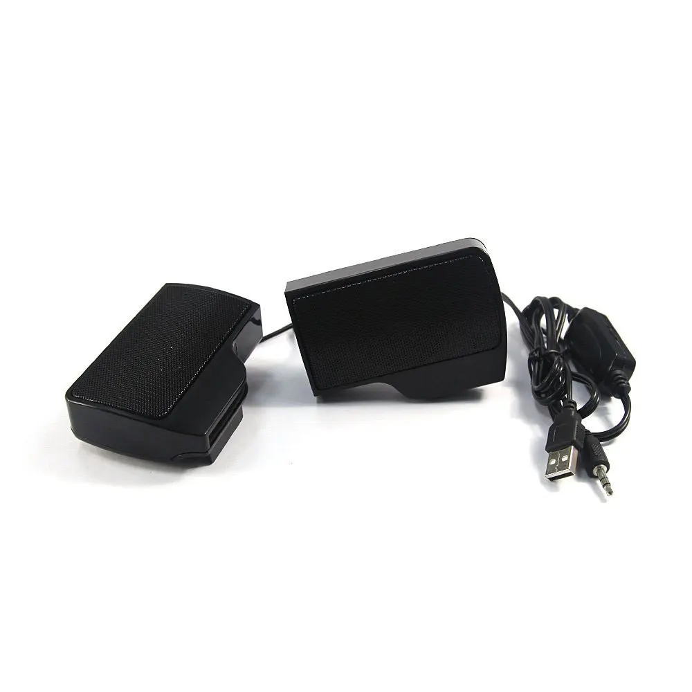 2017 Clip on USB Stereo Speakers line Controller hot sale 1 Pair Mini Portable Soundbar Laptop Notebook PC Computer with Clip 6