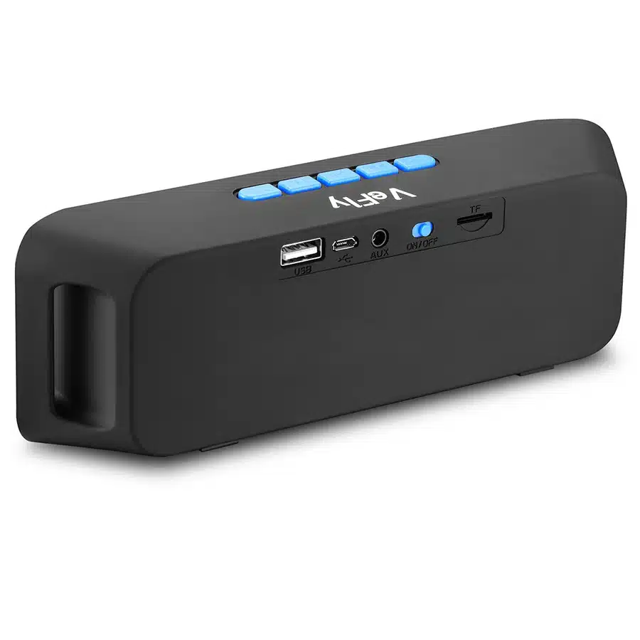 VeFly Wireless 4.2 Bluetooth Speaker, column Stereo Subwoofer USB Speakers computer TF Built-in Mic Bass mp3 player Sound Box 10