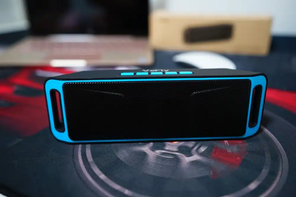 VeFly Wireless 4.2 Bluetooth Speaker, column Stereo Subwoofer USB Speakers computer TF Built-in Mic Bass mp3 player Sound Box 14