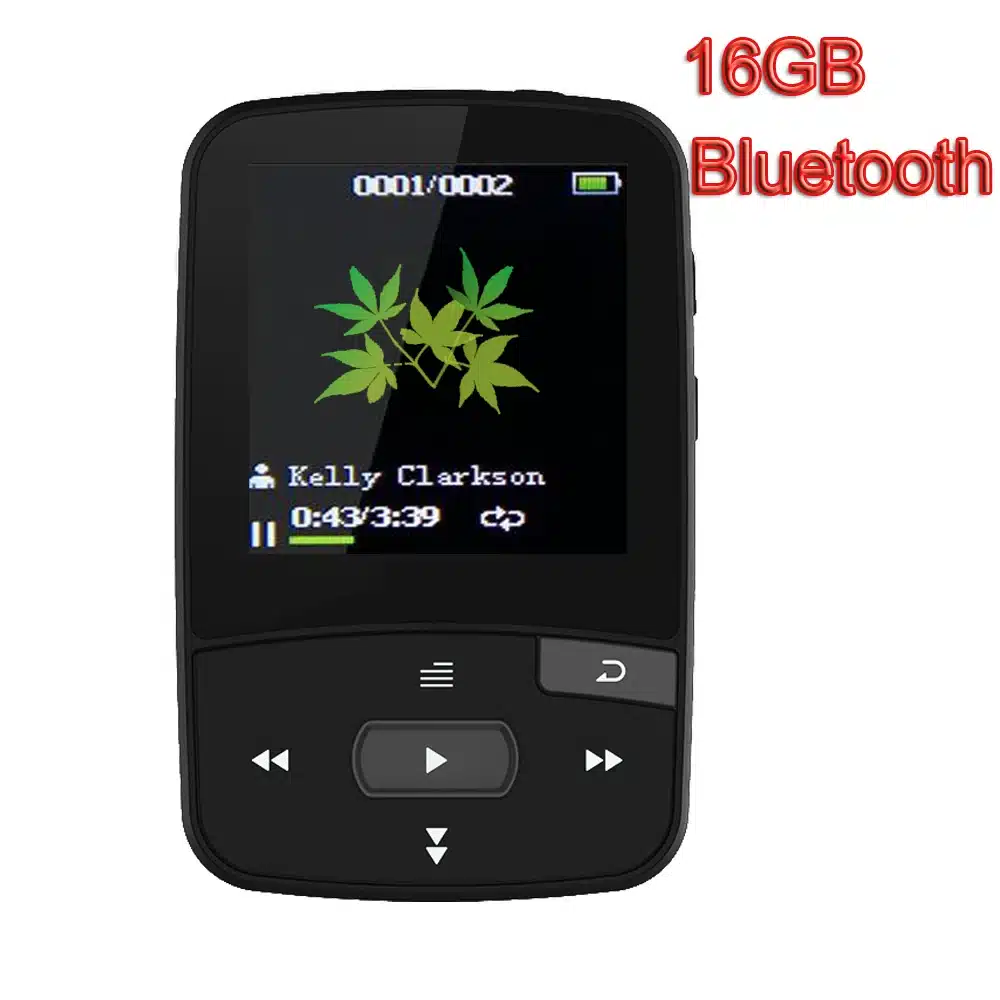 Original MP3 Player Bluetooth 16GB Clip MP3 Sport Running 1.5" Screen with FM Support micro sd card MP3 HIFI Music Player RUIZU 13
