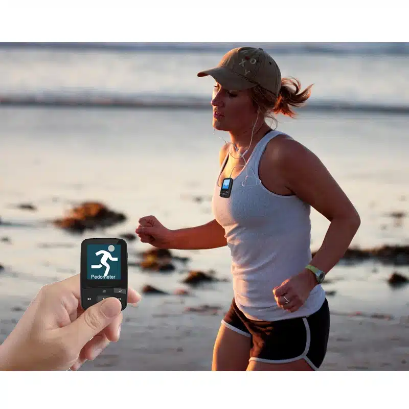 Original MP3 Player Bluetooth 16GB Clip MP3 Sport Running 1.5" Screen with FM Support micro sd card MP3 HIFI Music Player RUIZU 18