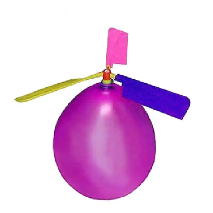 10Pcs Set Toy Balls Balloons Helicopter Flying With Whistle Children Outdoor Playing Creative Funny Toy Propeller Kid Toys YH-17 2