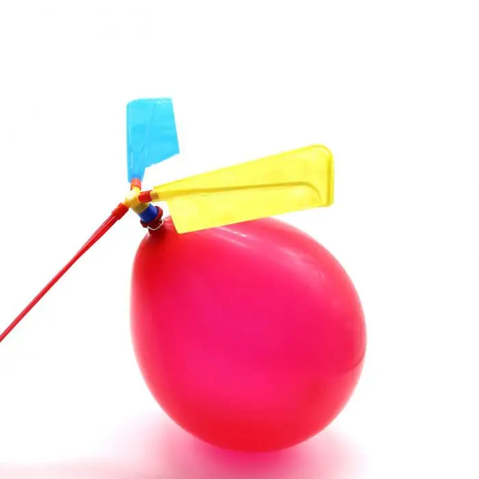 10Pcs Set Toy Balls Balloons Helicopter Flying With Whistle Children Outdoor Playing Creative Funny Toy Propeller Kid Toys YH-17 4