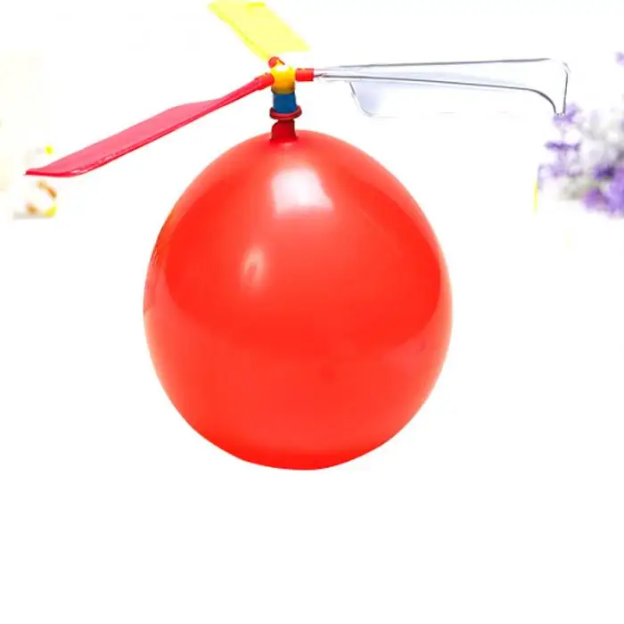 10Pcs Set Toy Balls Balloons Helicopter Flying With Whistle Children Outdoor Playing Creative Funny Toy Propeller Kid Toys YH-17 6