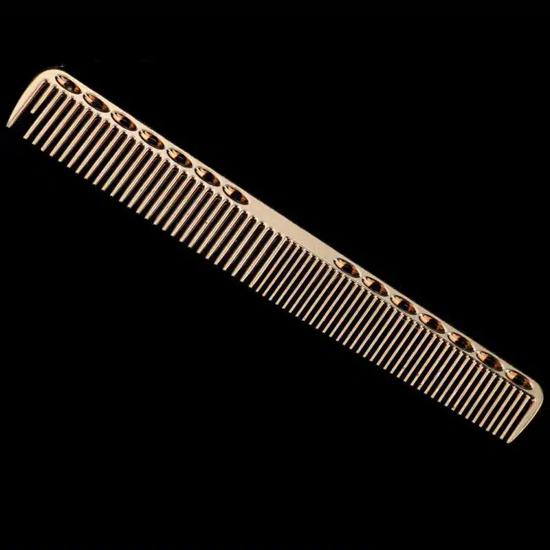Mythus Metal Cutting Comb Hair Hairdressing Aluminum Comb Barbers Salon Professional Combs 4