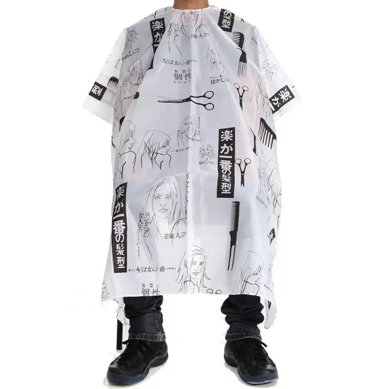 professional color haircut apron makeup shears schort salon barber cape hair cutting cape hairdresser apron shears wrap scissors 12