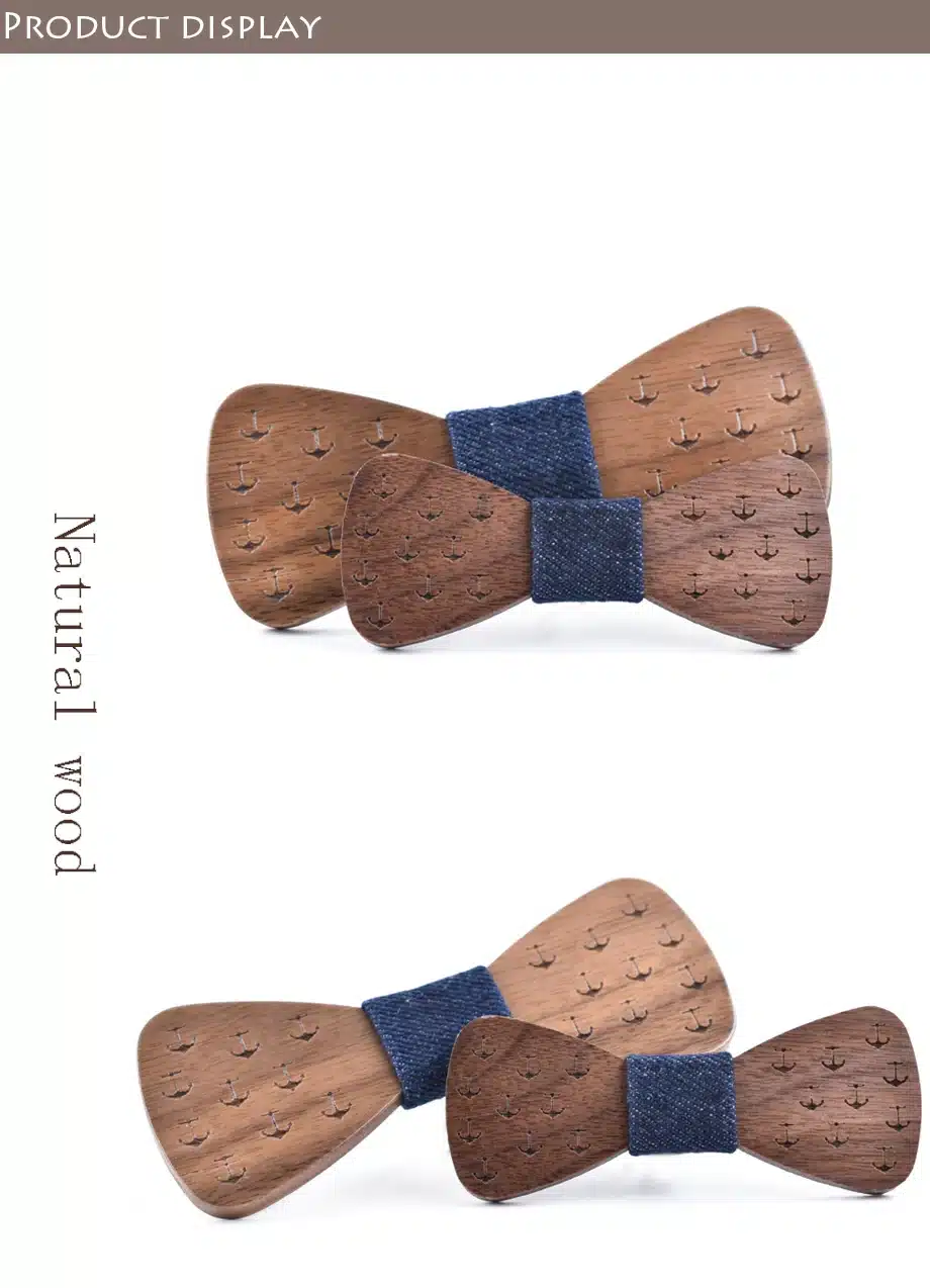 New design High Quality butterfly men Tie Bow 2017 Fun Personality Wooden Bow Ties Bowtie Butterflies Great Gift wholesale 1
