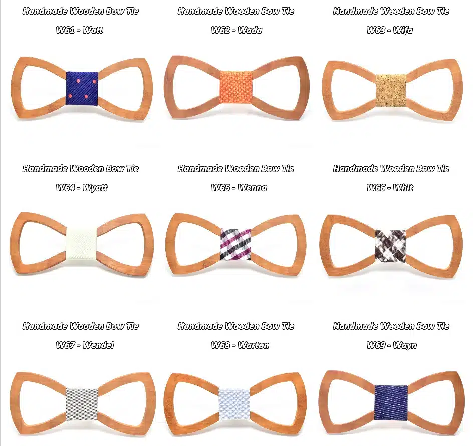 Mahoosive Wood Bow tie men Groom Marry Groomsmen Wedding Party Colorful Engraved Butterfly Cravats Mens wooden bow tie 10