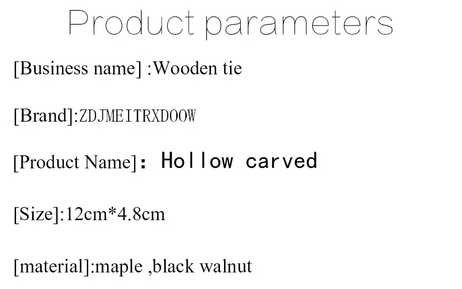 New Arrival Hollow Wood Bow Ties for Mens Wedding Suits Wooden Bow Tie Butterfly Shape Bowknots Gravatas Slim Cravat 13
