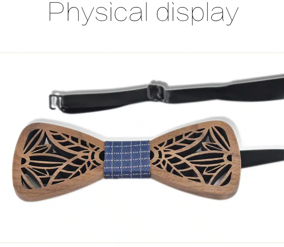 New Arrival Hollow Wood Bow Ties for Mens Wedding Suits Wooden Bow Tie Butterfly Shape Bowknots Gravatas Slim Cravat 15