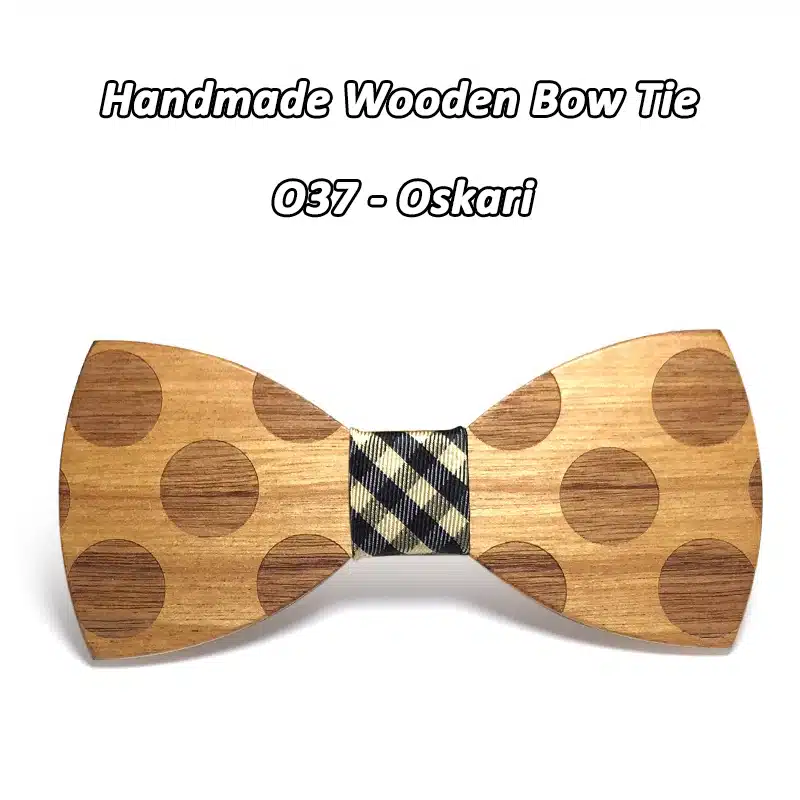 Mahoosive Novelty Solid Dot Wood Bow Tie For Men Classic Wooden Bowties Neckwear Creative Handmade Butterfly Wood Tie Gravata 18