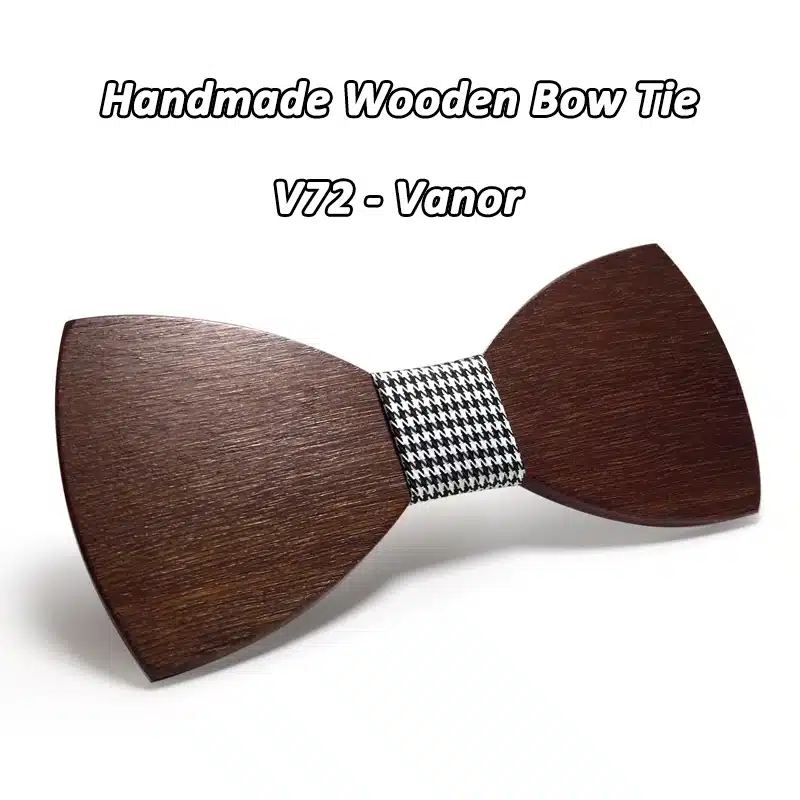 Mahoosive Classic Wooden Bow Tie Men BALCK bowtie wood bow ties 13