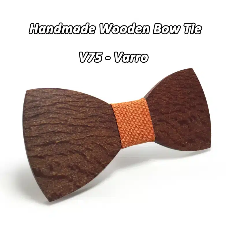 Mahoosive Classic Wooden Bow Tie Men BALCK bowtie wood bow ties 16