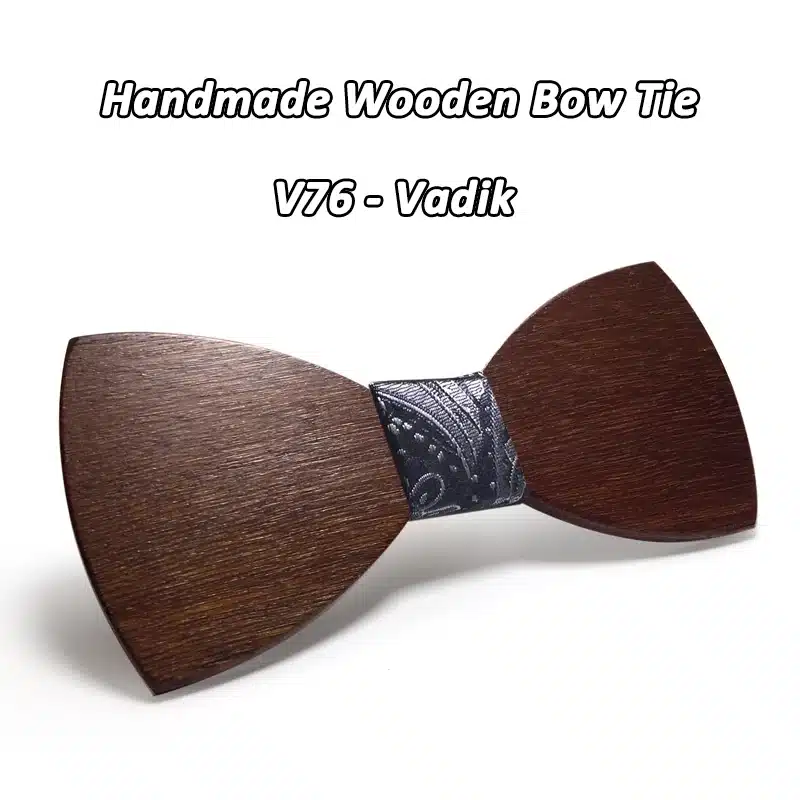 Mahoosive Classic Wooden Bow Tie Men BALCK bowtie wood bow ties 17