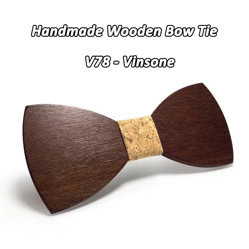 Mahoosive Classic Wooden Bow Tie Men BALCK bowtie wood bow ties 19