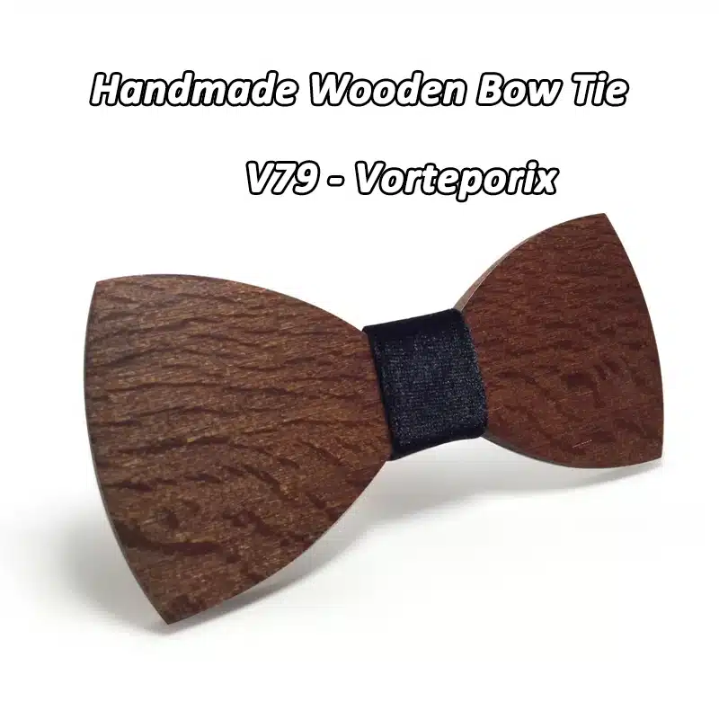 Mahoosive Classic Wooden Bow Tie Men BALCK bowtie wood bow ties 20