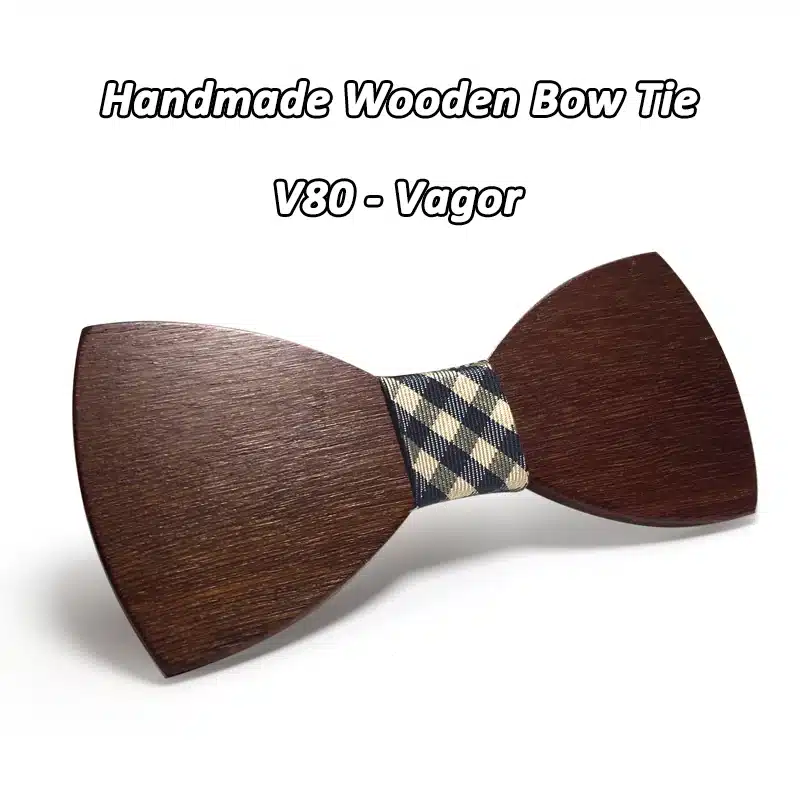 Mahoosive Classic Wooden Bow Tie Men BALCK bowtie wood bow ties 21