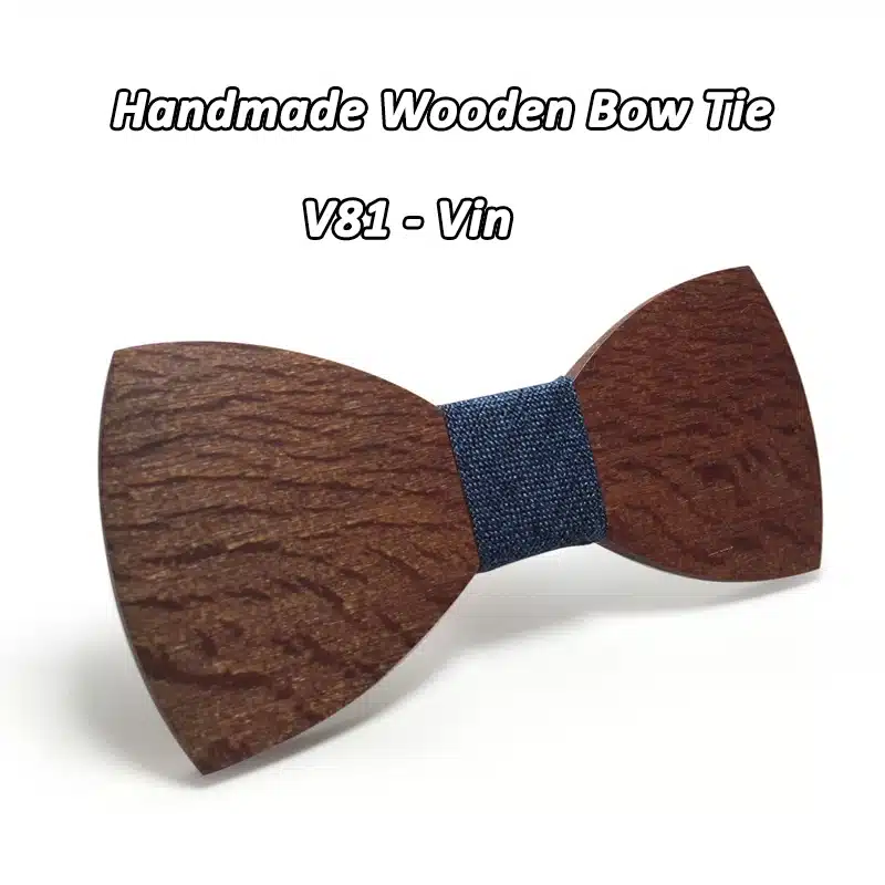 Mahoosive Classic Wooden Bow Tie Men BALCK bowtie wood bow ties 22