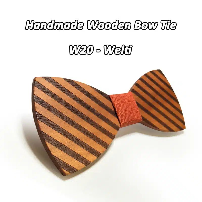Mahoosive Striped Wood Bow Tie For Men Classic Wooden Bowties Neckwear Butterfly Wood Bow Tie Cravats Accessories Bowknot 31
