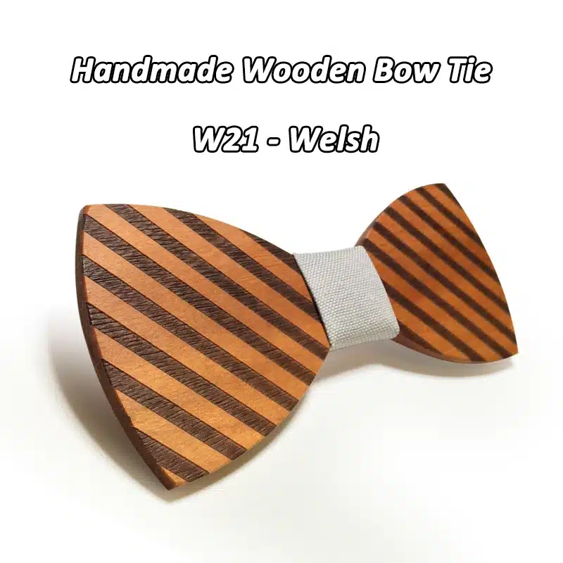 Mahoosive Striped Wood Bow Tie For Men Classic Wooden Bowties Neckwear Butterfly Wood Bow Tie Cravats Accessories Bowknot 33