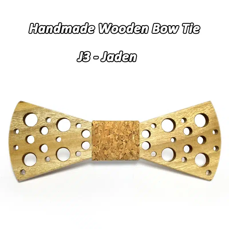 Dot Mahoosive Brand Handmade Wood Bow ties Bowtie Butterfly Gravata Ties For Men Mens Wooden bow tie neck bow ties for Girls 13