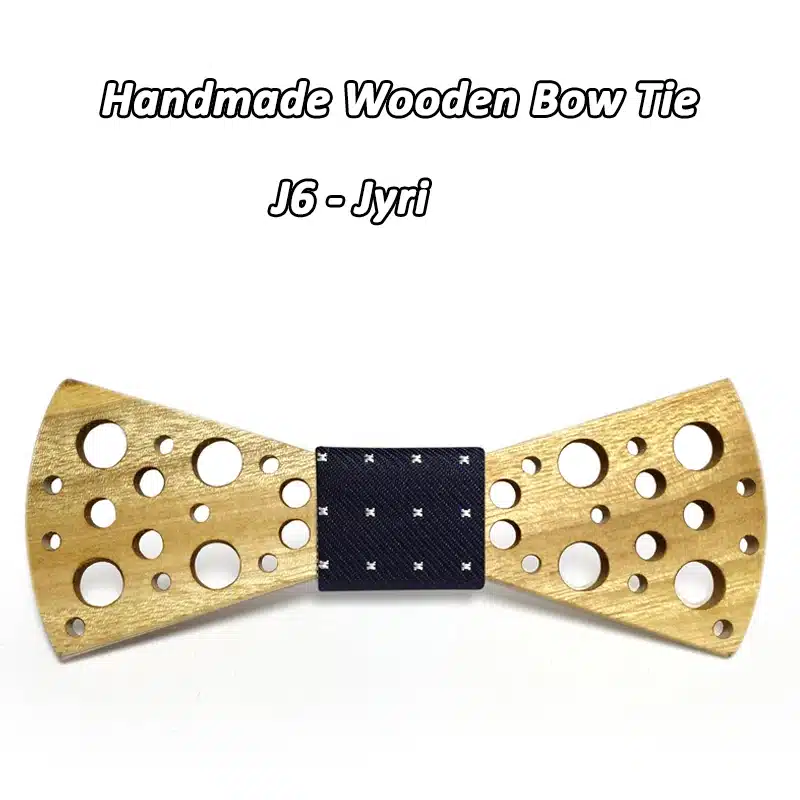Dot Mahoosive Brand Handmade Wood Bow ties Bowtie Butterfly Gravata Ties For Men Mens Wooden bow tie neck bow ties for Girls 16